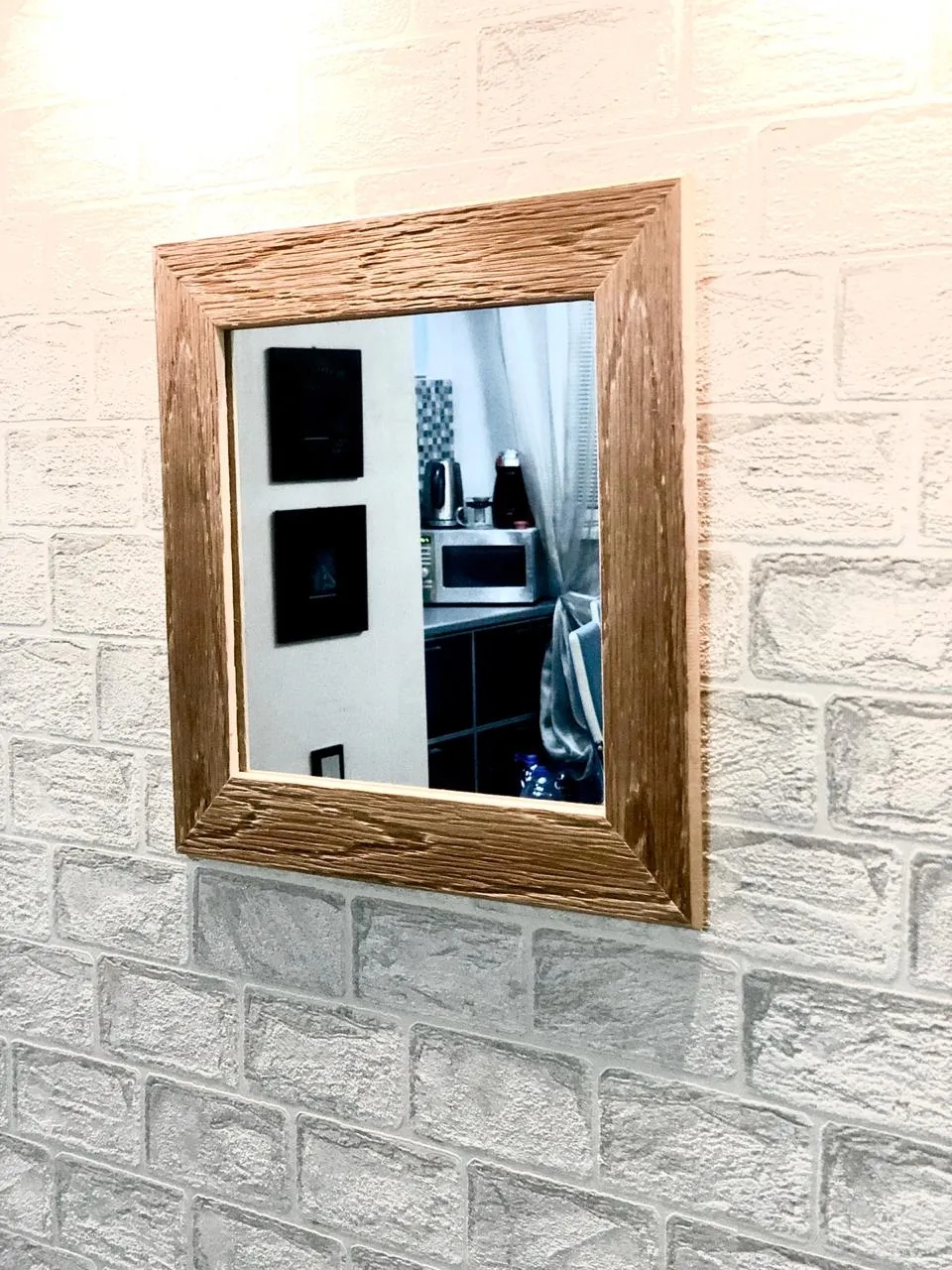 зеркало 35*35, горячего тиснения венге, пэм