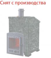 печь для бани gfs гром 30п2 в облицовке президент 1000/40 серпентинит (верх.)