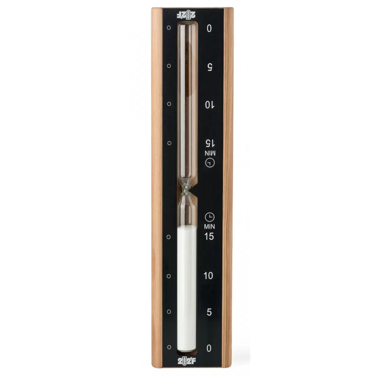 песочные часы sg-1 black, белый песок, канадский кедр (212f)