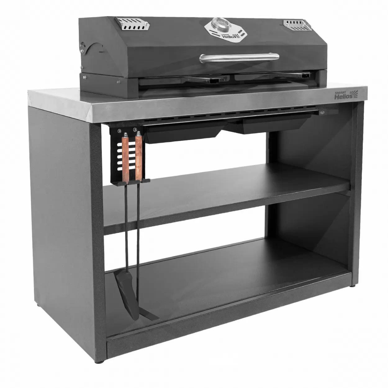 модуль уличной кухни smart-1200 мангал-термо (hs-ku02-mt1200) (helios smart)
