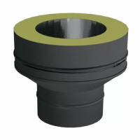 переходник конус моно-термо vbr d=150/250, aisi 321/439, 0,8/0,5 мм black (вулкан)